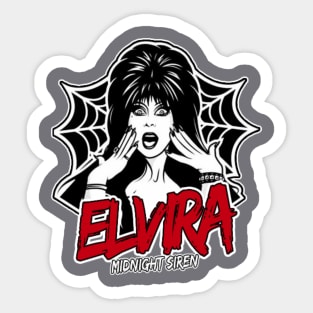 Elvira  Midnight Siren Sticker